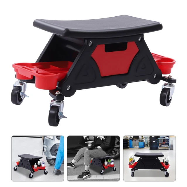 Planche De Montage 2 En 1 – Tabouret Roulant Et Chaise Longue Atelier – Portée 150 Kg