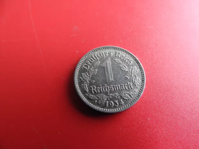 * III.Reich 1 Reichsmark 1934 J. * (141)(Alb.7)