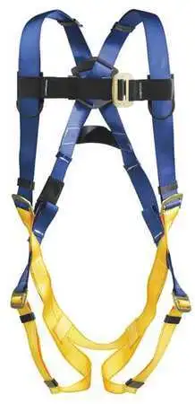 WERNER H311004 Full Body Harness, Vest Style, XL