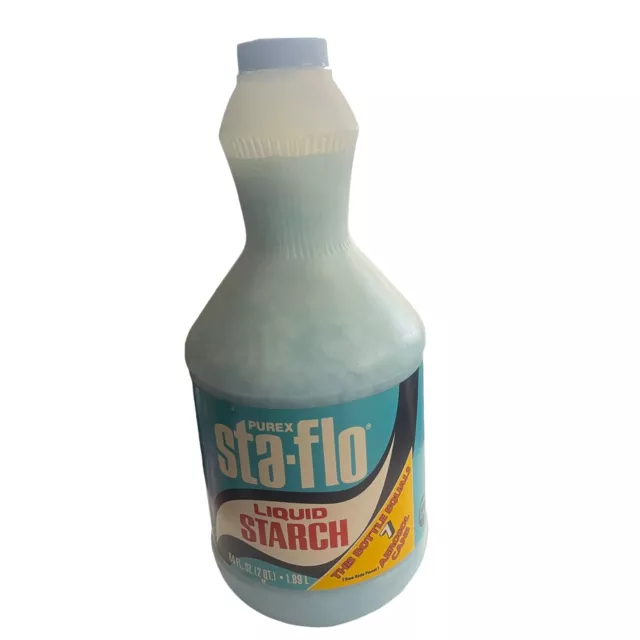Sta-Flo Concentrated Liquid Starch, 64 oz Bottle, 6/Carton