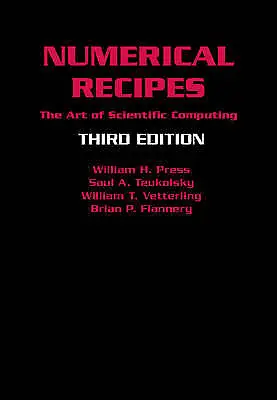 Numerical Recipes The Art of Scientific Computing,