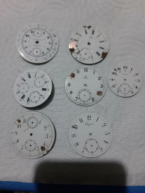 Lot cadran pour horloge vintage - Antiquités