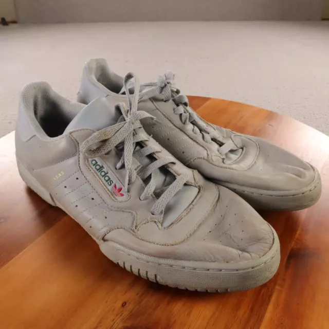 Adidas Yeezy Powerphase Calabasas para hombre 13 zapatos grises zapatillas originales Kanye
