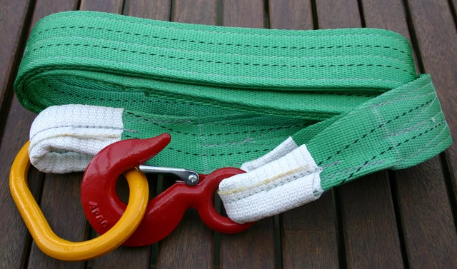 NEW PRO 4x4 RECOVERY WINCH TOWING BRIDLE STRAP STROP 12T BREAK