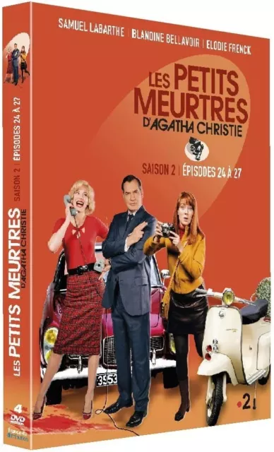 Coffret DVD Les Petits Meurtres D'Agatha CHRISTIE - Saison 2 - Episodes 24 A 27