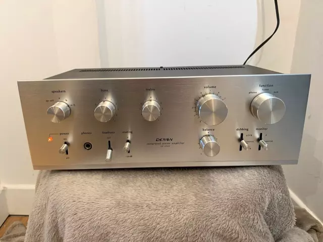 Amplificateur Hifi Vintage DENON SA-3300 Façade métal en très bon état