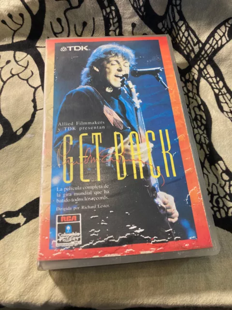 VHS Paul McCartney - Get Back (1991)