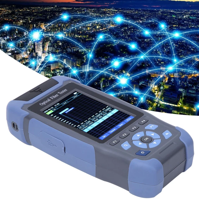 3.5 Inch Color Screen LCD Optical Time Domain Reflectometer Tester(US Plug)