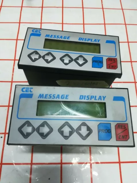 Cet Message Display Mvlc 202