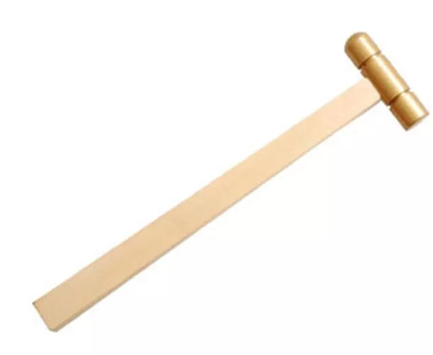 Tiny Vintage Unbranded Wood Handled Ball Peen Hammer, 10-1/4 Long, 6.2oz  Total