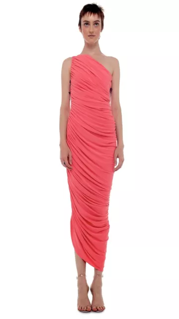 Norma Kamali PAPAYA Women's Diana Gown, US Small