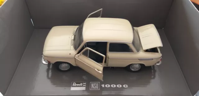 REVELL NSU Prinz 1000 C beige 1 : 18 mit OVP Gebraucht