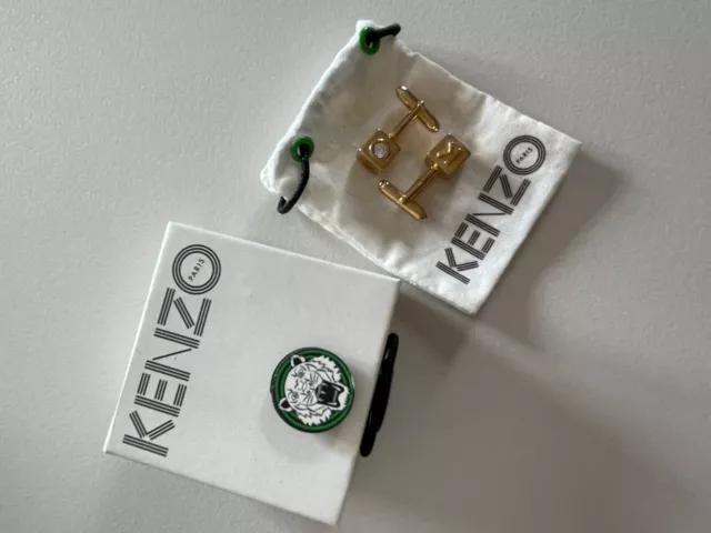 boutons de manchettes Kenzo neufs