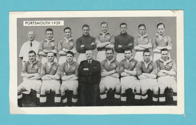 Football - D. C. Thomson - Football Team Card  -  Portsmouth  Of 1939 - 1962