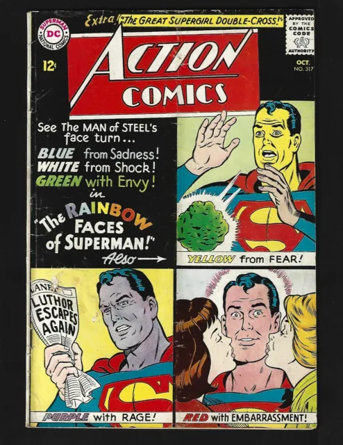 Action Comics #317 VG+ Swan Mooney Superman Lois Lane Supergirl Lex Luthor