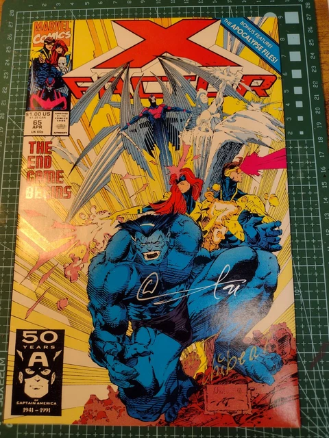 X-Factor #65  Signed By Chris Claremont & Art Thibert VF/ NM