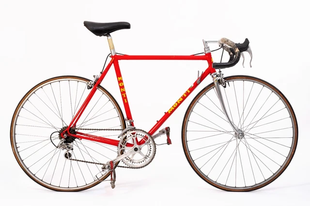 Monti - bici da corsa vintage rosso 54 campagnolo super record cinelli eroica