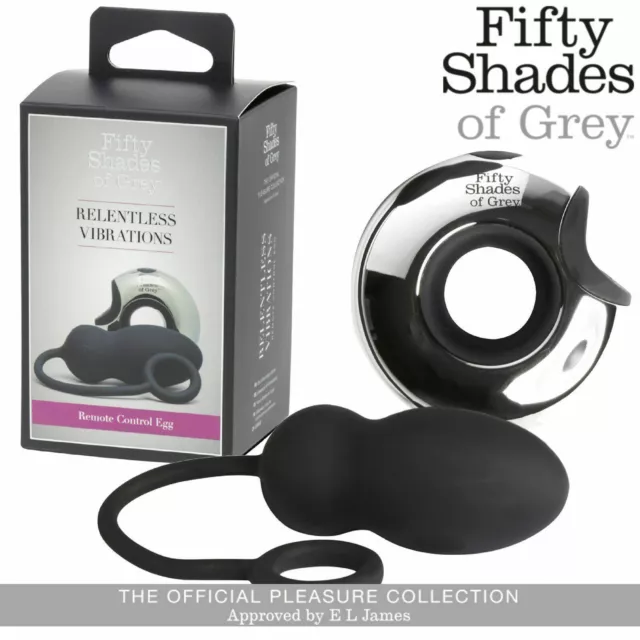 Fifty Shades of Grey Remote Control Egg Relentless Vibrations Mini Vibratore