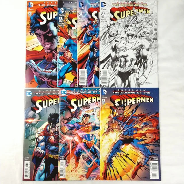 The Coming of the Superman #1-6 +Sketch Variant (2016 DC Comics) 1 2 3 4 5 6 Lot