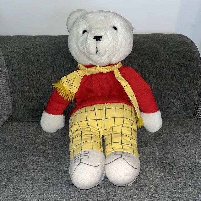 RUPERT BEAR GOLDEN Bear Pyjama Nightdress Case Hot Water Bottle Vintage