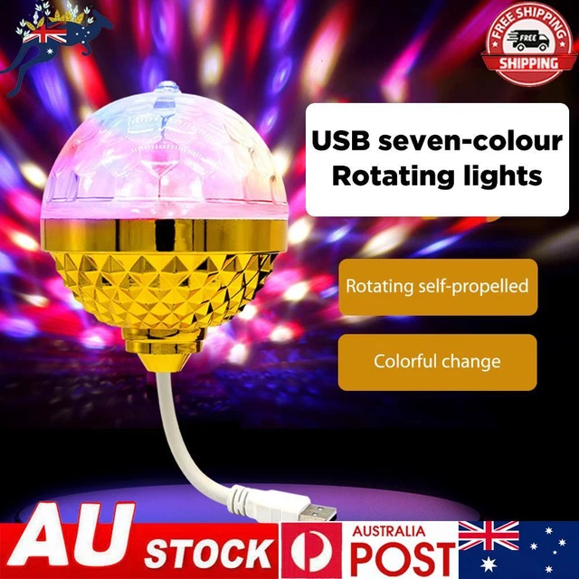 USB Stage Lights Plug and Play LED Strobe Light Colorful RGB for Bar Dance Party