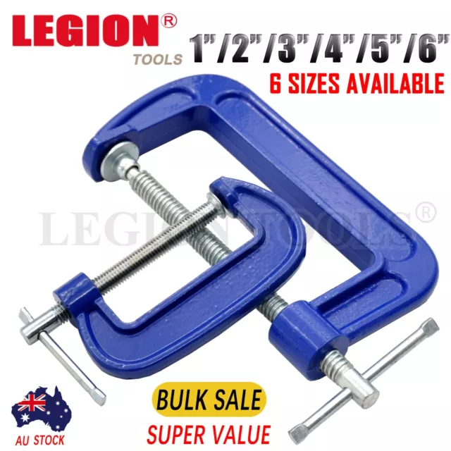 Heavy Duty G Clamp  High Quality steel Workbench Grip Tool Carpenters Metalwork