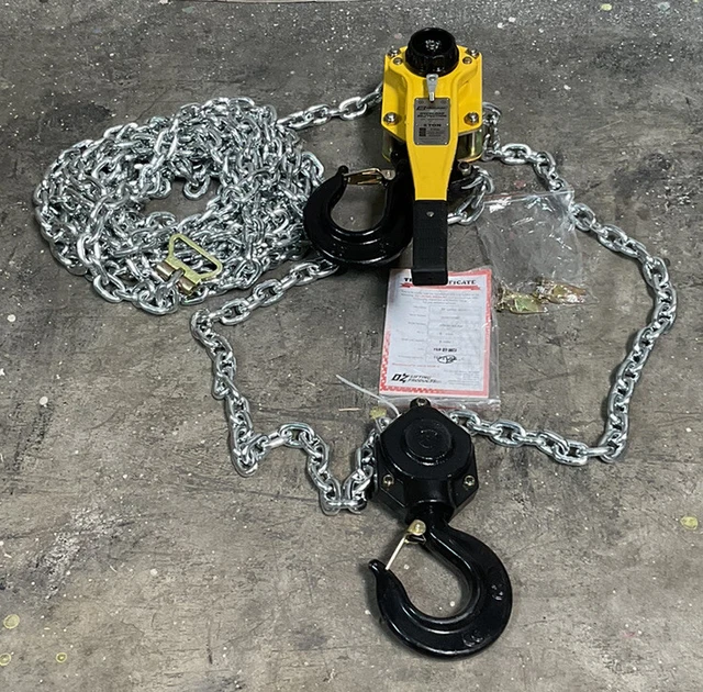 OZ LIFTING PRODUCTS OZ600-20LHOP Lever Chain Hoist 12,000 Lb