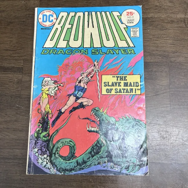 VTG 1975 Beowulf #2 Dragonslayer Comic Book DC Comics