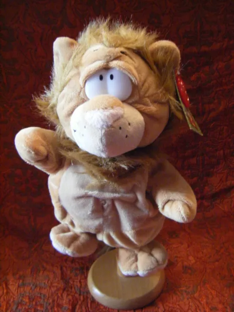 Keel Toys Wild Podgeys Lion Puppet With Sound with tags 11" approx VGC (B116)