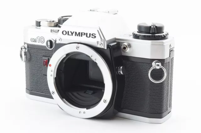 OLYMPUS OM-10 35mm SLR Film Camera Body Only Silver [Exc+++] from Japan #406