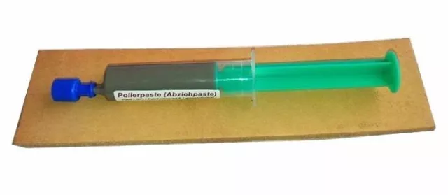 5ml Polierpaste plus Lederabziehriemen - Messerschärfen mit Abziehleder