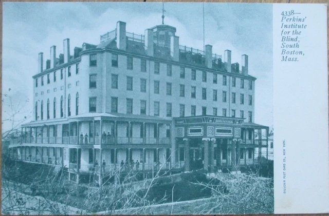 South Boston, MA 1905 Postcard: Perkins Institute for Blind - Massachusetts Mass