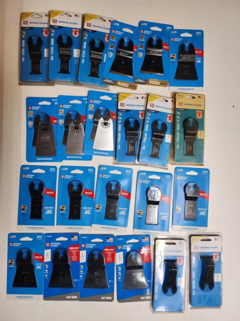 26 Imperial Brand Ocillator Blades, Lifetime Supply, Variety - Made in USA (NEW)