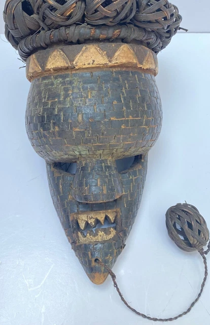Salampasu Mukinka Mask Democratic Republic of Congo African Tribal Mask 3