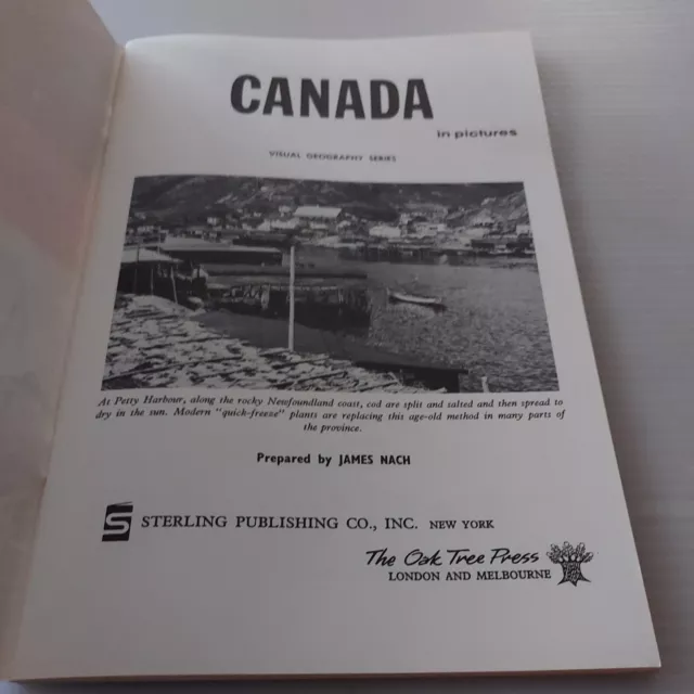 1966, Canada In Pictures, Visual Geography Series, Paperback Booklet 2