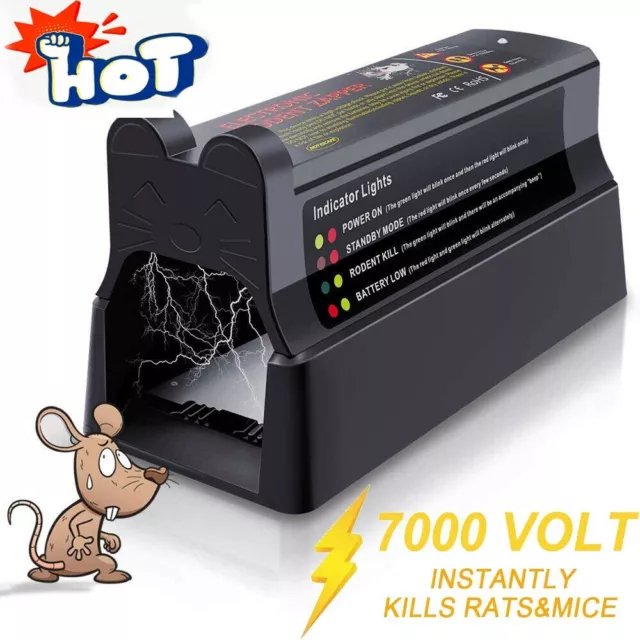 PREMIUM ELECTRONIC RAT Rodent Mouse Zapper Kill Trap AU Adapter Stock Fast  Post $45.99 - PicClick AU