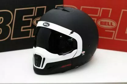 Bell Helmet Broozer (Cranium Matte Black White)