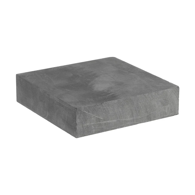 Graphite Bloc Lingot Rectangle Electrode Plaque 100x100x25mm pour Fondre