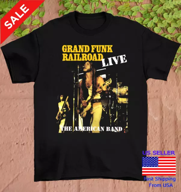 Grand Funk Railroad Band Live The American Band Unisex T-shirt All Size QX0157