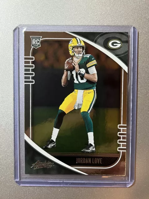 JORDAN LOVE Green Bay Packers Panini Absolute NFL 2020 ROOKIE CARD