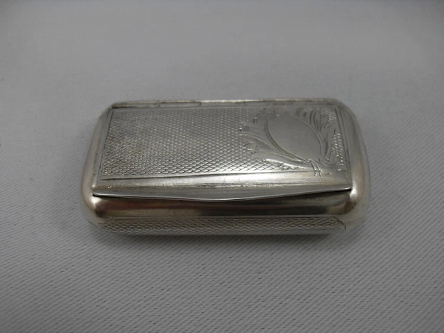 JOLIE BOITE À pilule/tabatière, Argent Massif Minerve Guillochée XIXème EUR 78,00 - PicClick FR