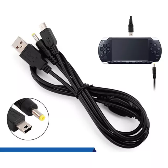 Cable 2 en 1 PSP carga datos USB | sony psp 1000 2000 3000 ¡En España!