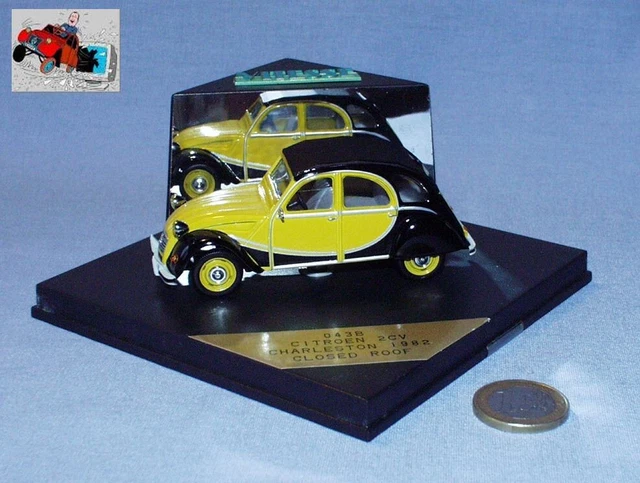 MINICHAMPS 1/43 Citroën 2CV Charleston - Bordeaux Et Noir - 1981 - Neuve