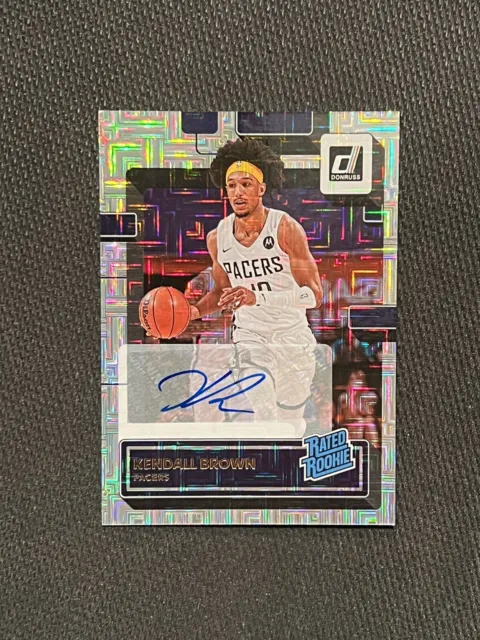 KENDALL BROWN 2022-23 Donruss CHOICE INFINITE RATED ROOKIE SIGNATURES AUTOGRAPH