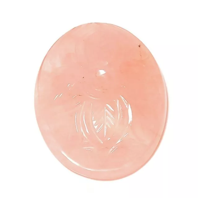 80 Ct Natural Rose Quartz Oval Extra Large Loose Gemstone for Jewelry Making