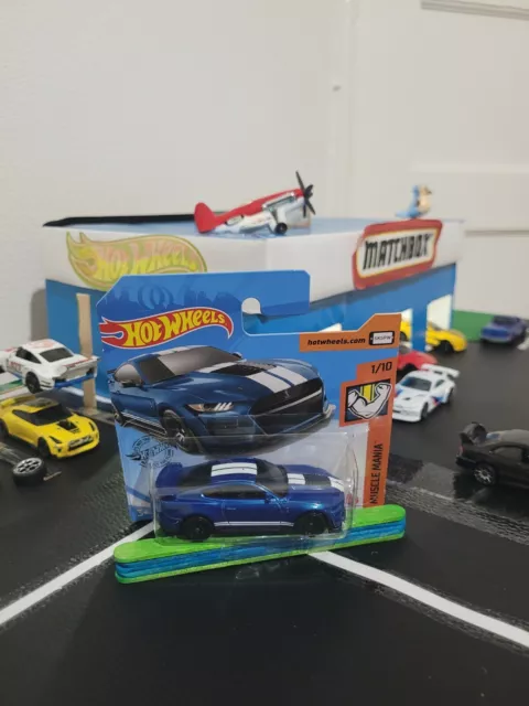 HOT WHEELS 2020 Ford Mustang Shelby GT500 - Muscle Mania 1/10 - blue