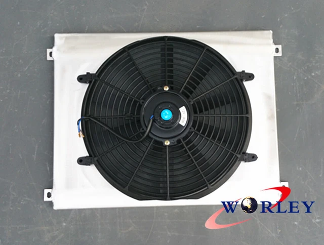 Aluminum Radiator Shroud Fan For Ford Mustang V8 289 302 Windsor 1964