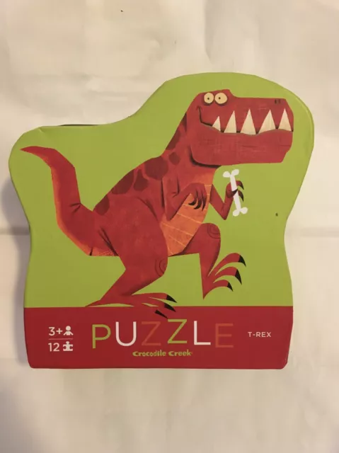 Crocodile Creek Puzzles TRex, Hedgehog Age 2-3