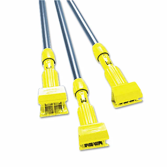 Rubbermaid Commercial Fiberglass Gripper Mop Handle Yellow/Gray H246GY