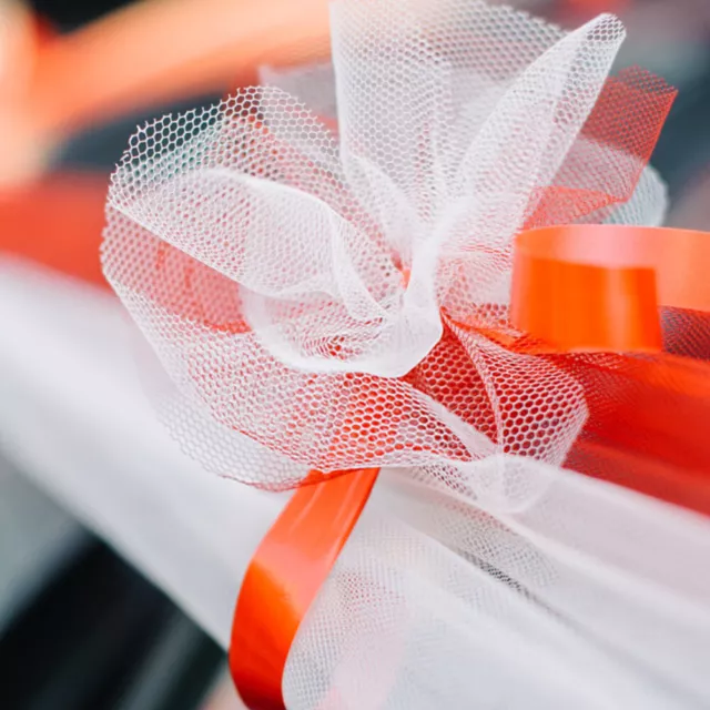 White Organza Fabric Roll for DIY Wedding Backdrop and Tutu Skirt